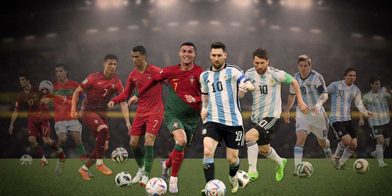 ảnh đại diện Ronaldo và Messi