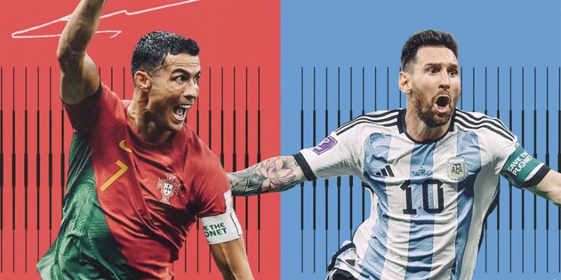 Thành tích  cá nhân của hai huyền thoại Ronaldo và Messi